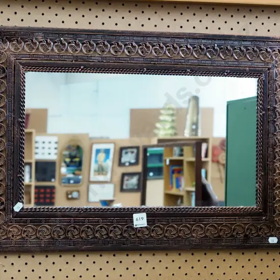 metal framed wall mirror L610