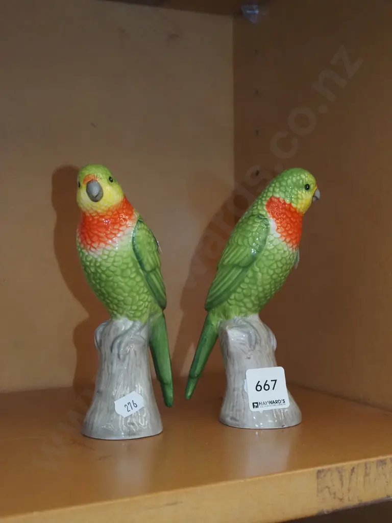 2x budgie figurines H155 Image 1++
