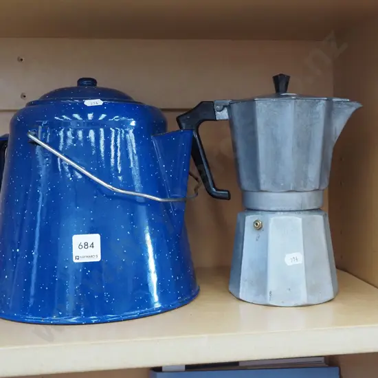 large enamel stove top kettle, stove top espresso