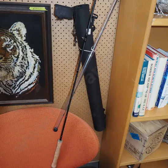 brand new Airflow fly fishing rod with additional end sectionad hard carry case