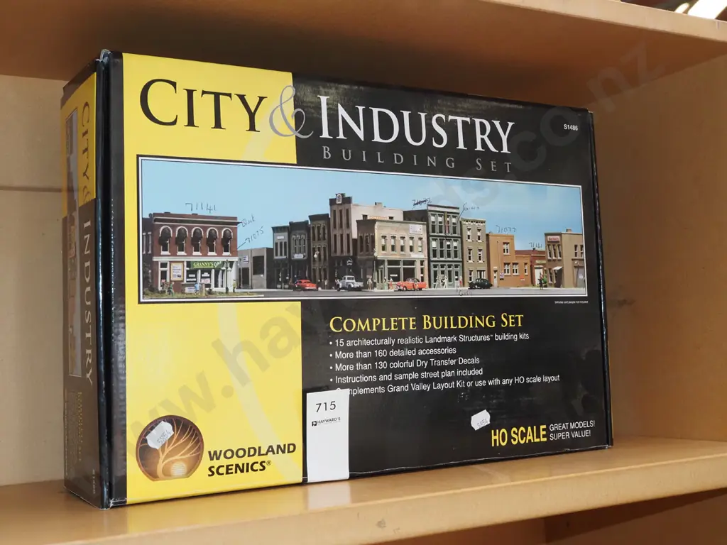 HO scale rail model industry and building set Image 1++