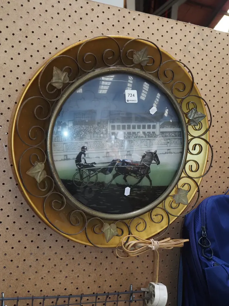 retro wall mounted trotting themed wall light - As Is No Returns Image 1++