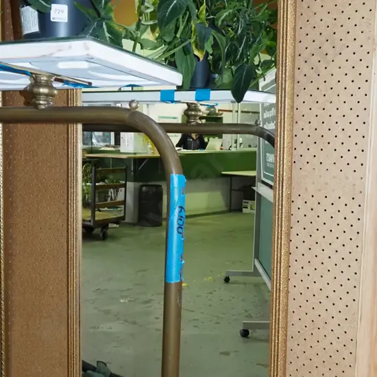 ornate gilt framed rectangular wall mirror H1260