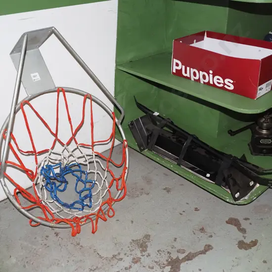 Slazenger basketball hoop with wall mounted supports