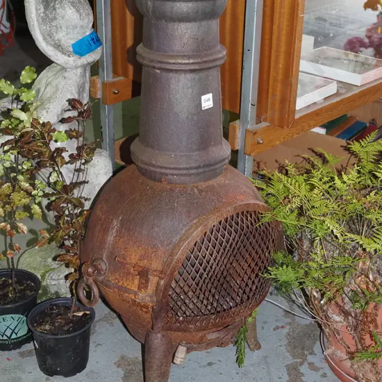cast iron chiminea H860