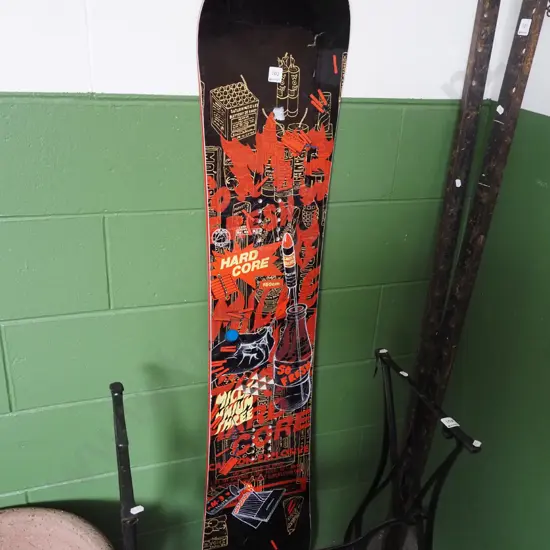 hardcore snowboard