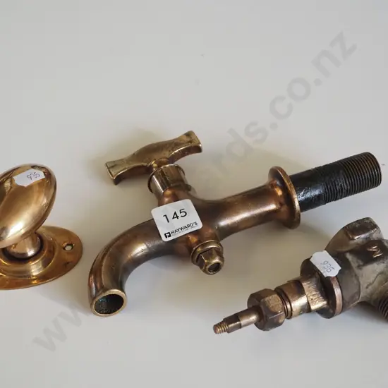 brass door handle & tapware