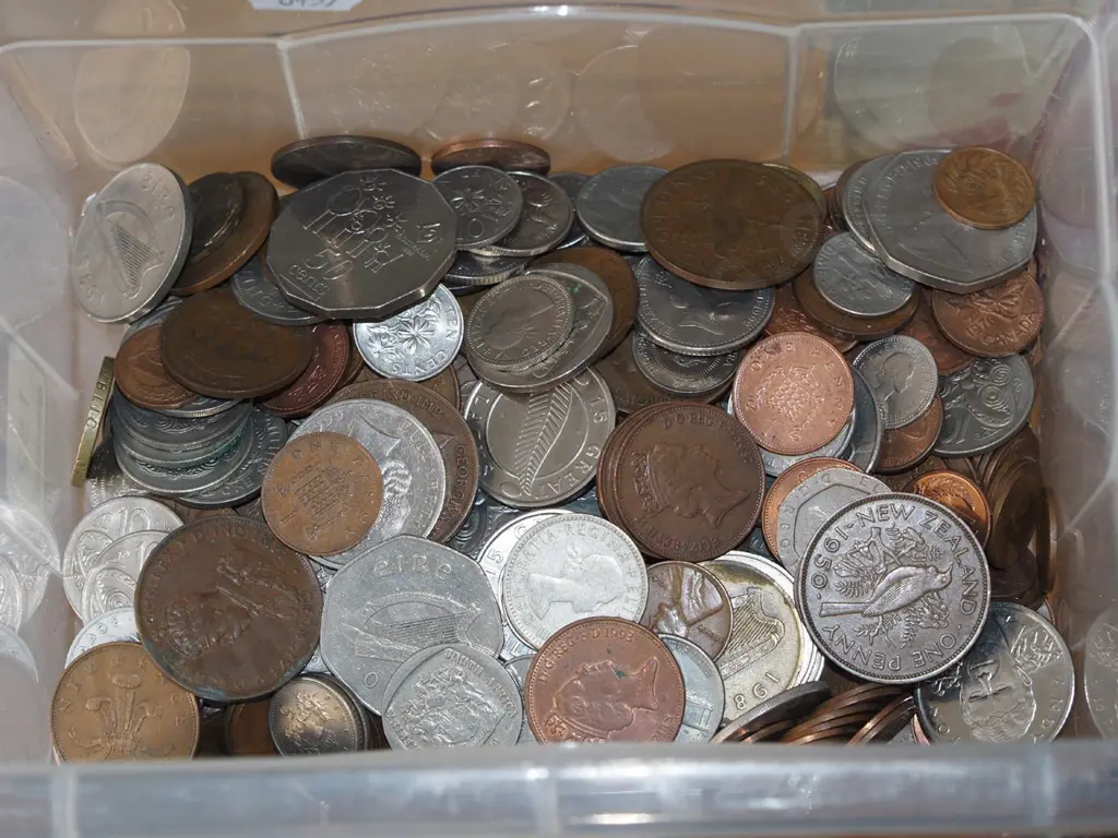 container of coins Image 1++