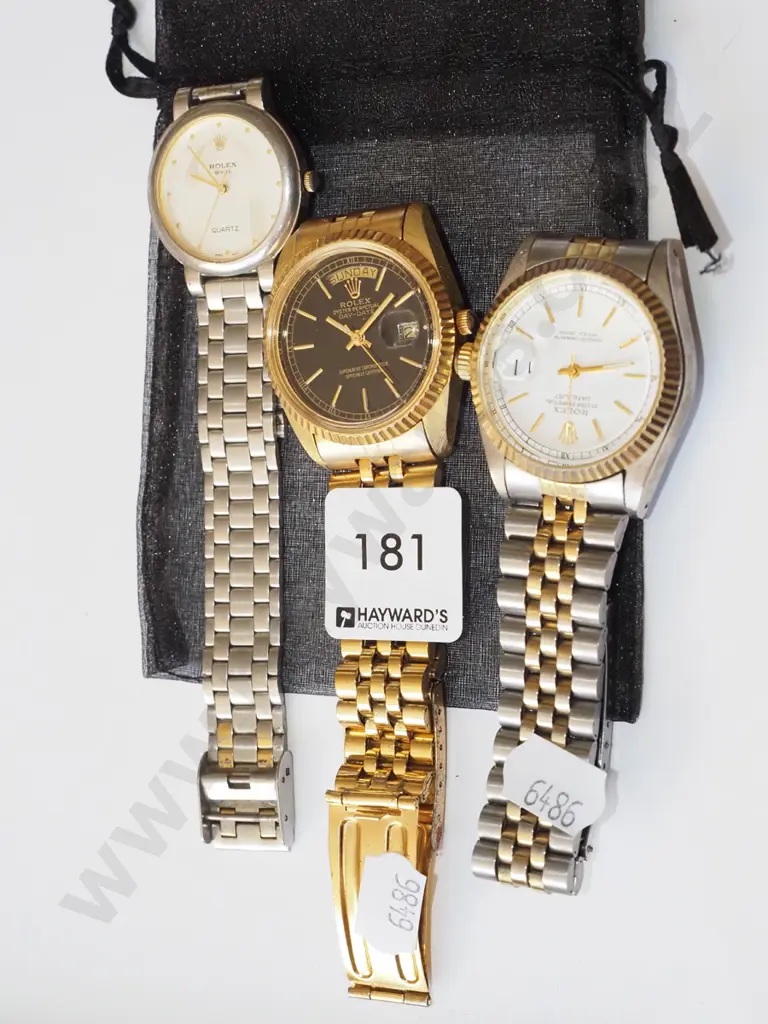 3x mens fake wristwatches Image 1++