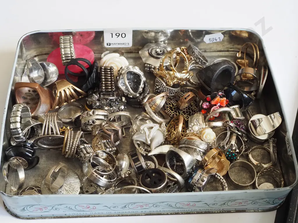 tray of dress rings Image 1++