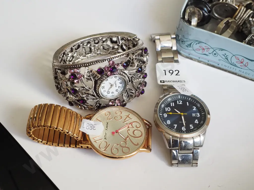 2x wristwatches & 1 bangle watch Image 1++