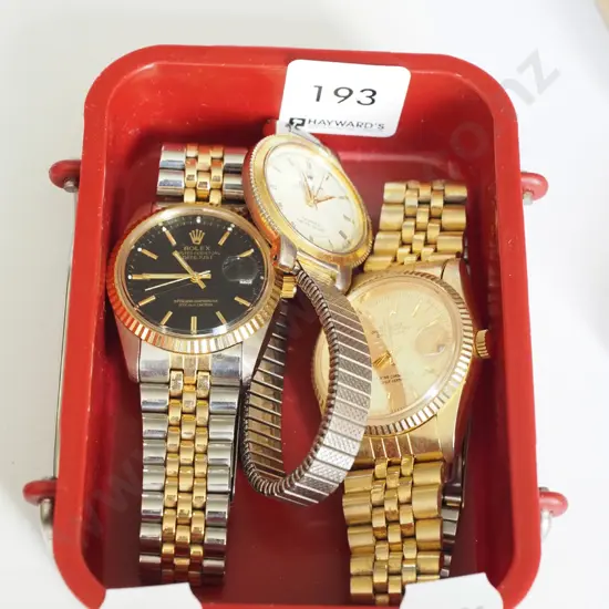 3x mens fake wristwatches