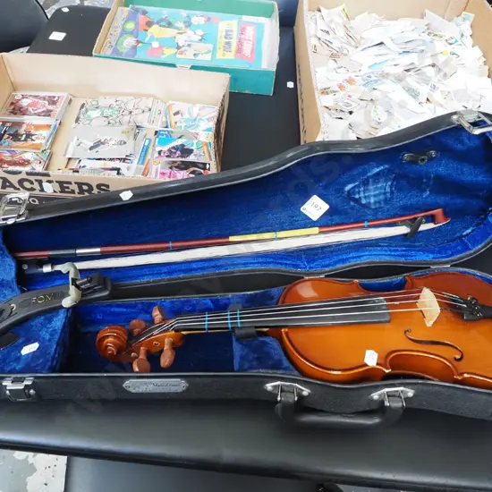 child's vinyl, bow, case etc