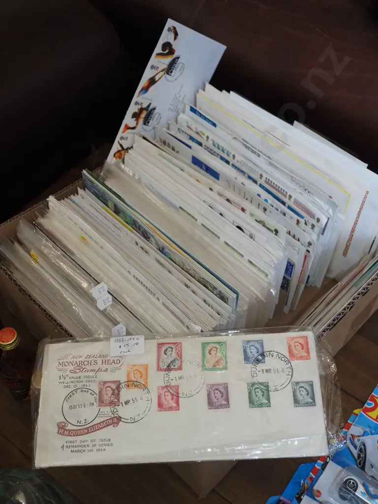 box of first day covers Image 1++