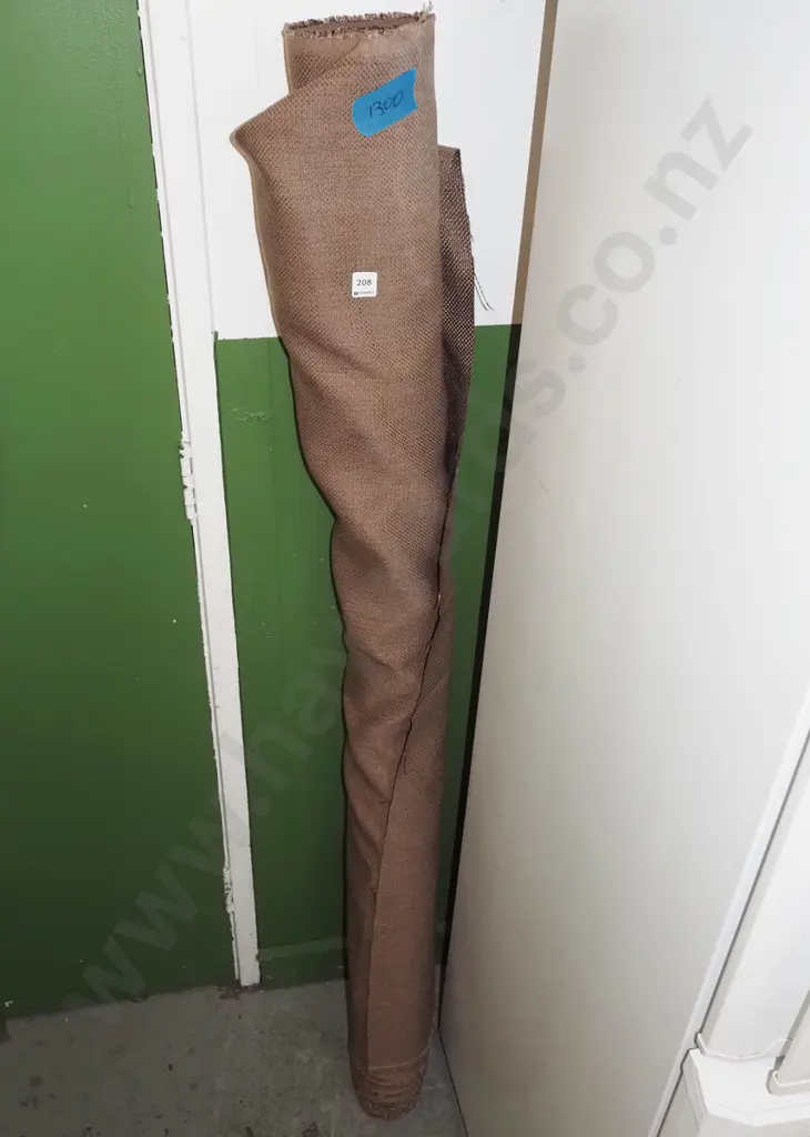 bolt of brown upholstery fabric Image 1++