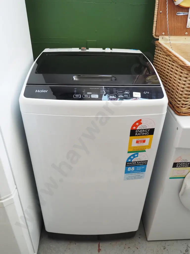 Haier 6kg top loader washing machine Image 1++