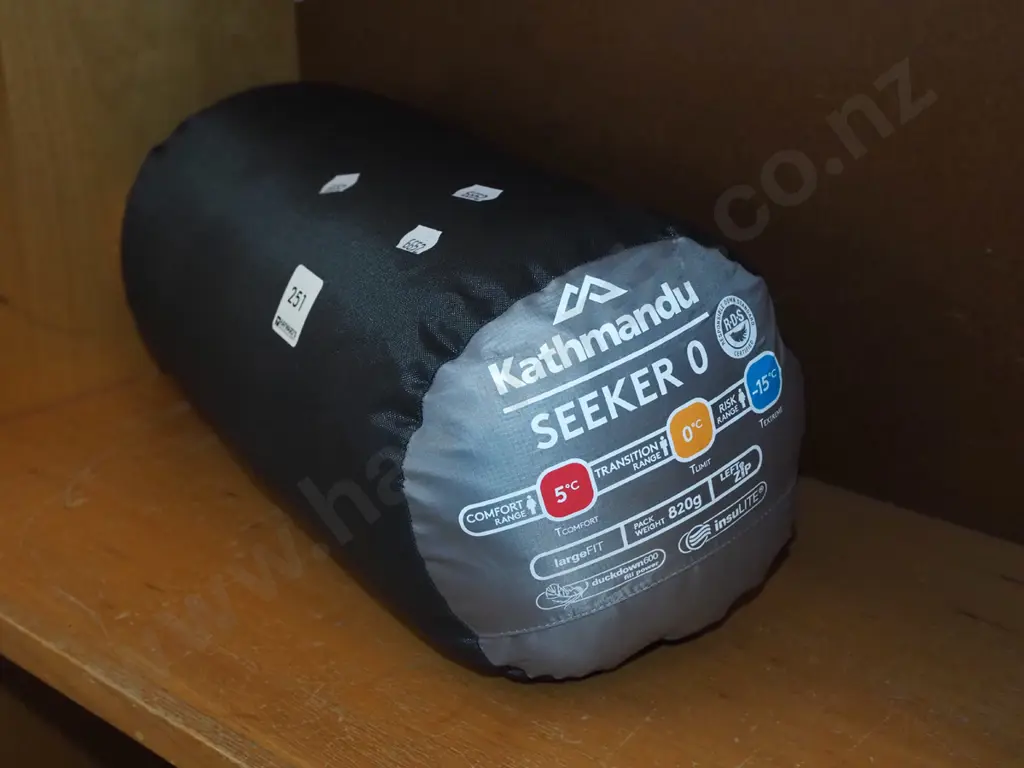 Kathmandu Seeker 0 sleeping bag Image 1++
