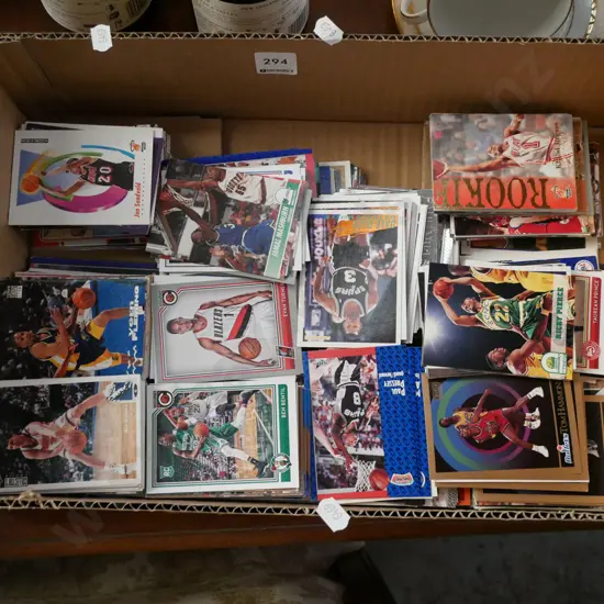 box; basketball collector cards