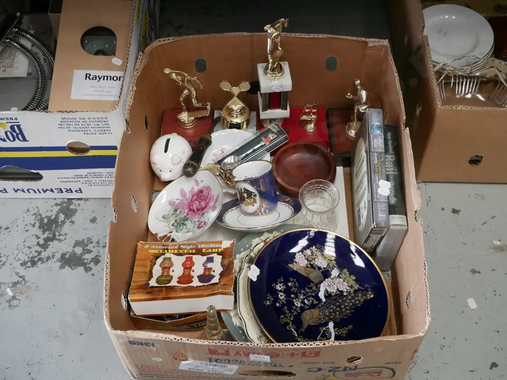 box; spoiler trophies, DVDs, cups etc Image 1++