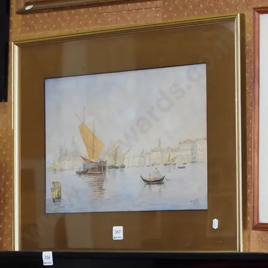 framed print - Venetian scene
