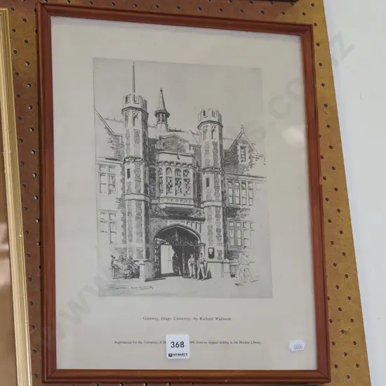 framed print - gateway Otago University