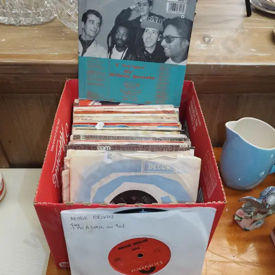 box of 45s
