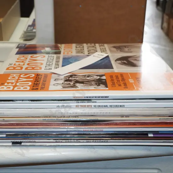 LPs; Beach Boys, Everly Brothers,  The Platters etc