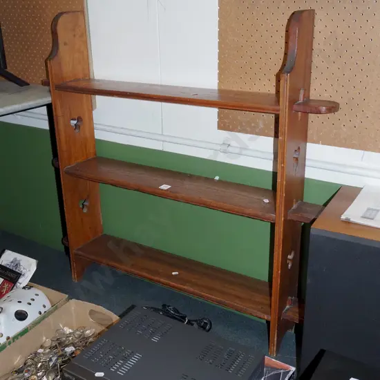 hardwood wall mounted shelves H850 W900150