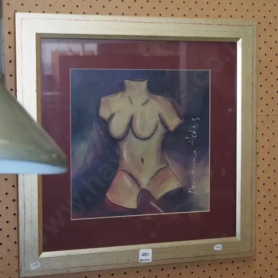 framed print - female nude