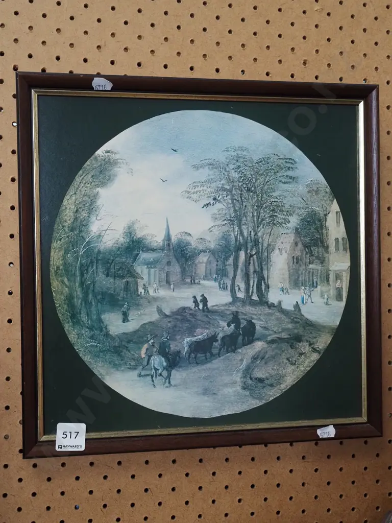 framed print - cows going to market Image 1++