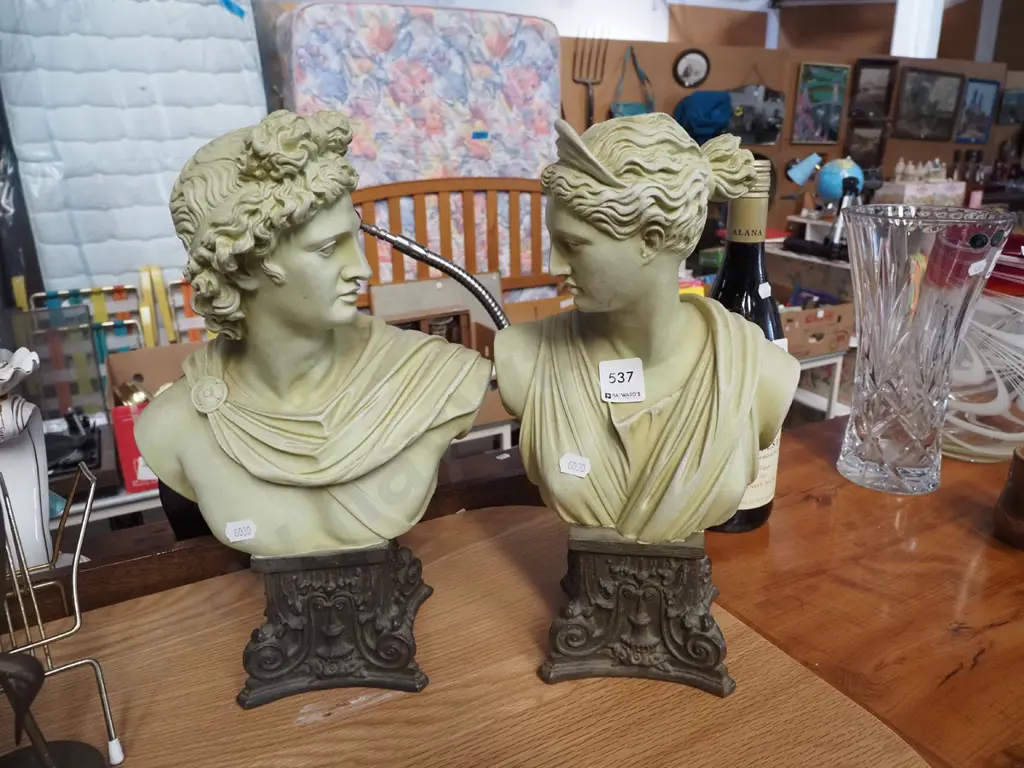 2x classical themed busts H320 Image 1++