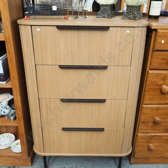 contemporary mdf faux wood veneer chest H1160 W7850 D460