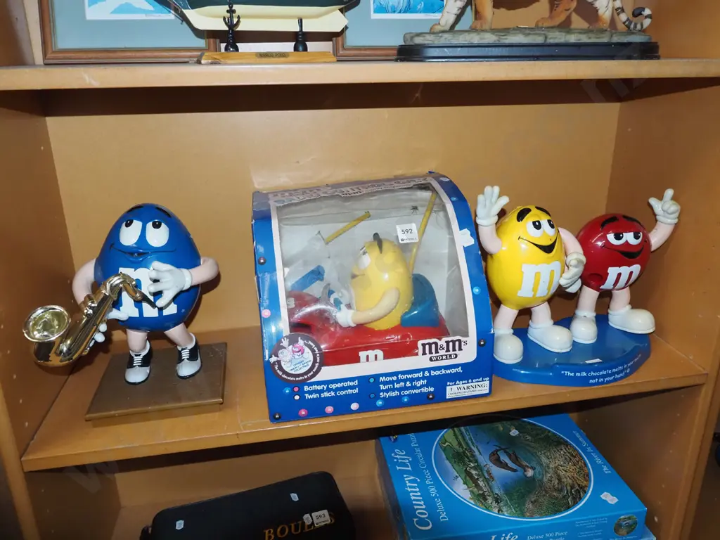 shelf; M&M promotional toys Image 1++