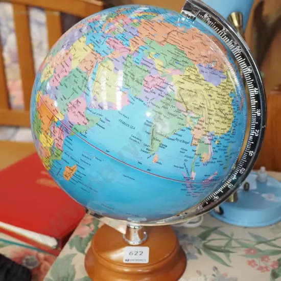 small world globe and stand H300