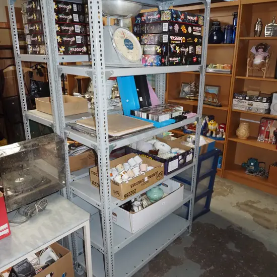 Dexion industrial shelving