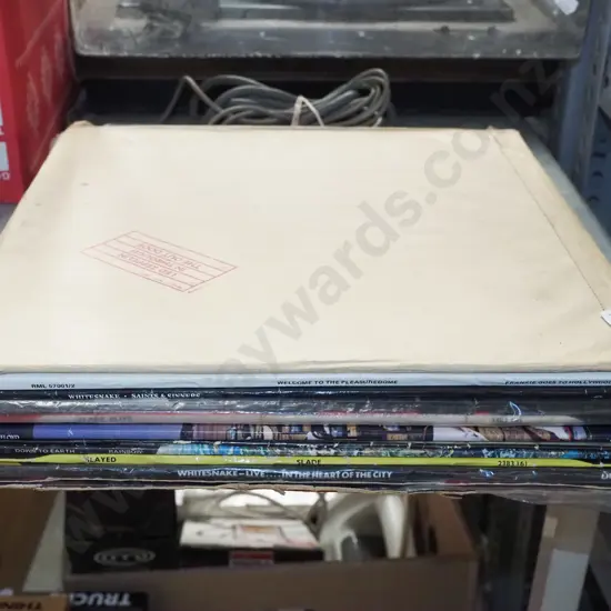 LPs; Led Zeppelin, Frankie goes to Hollywood, U2 etc