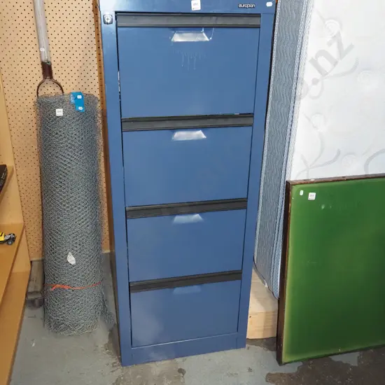 Europlan 4 drawer filing cabinet