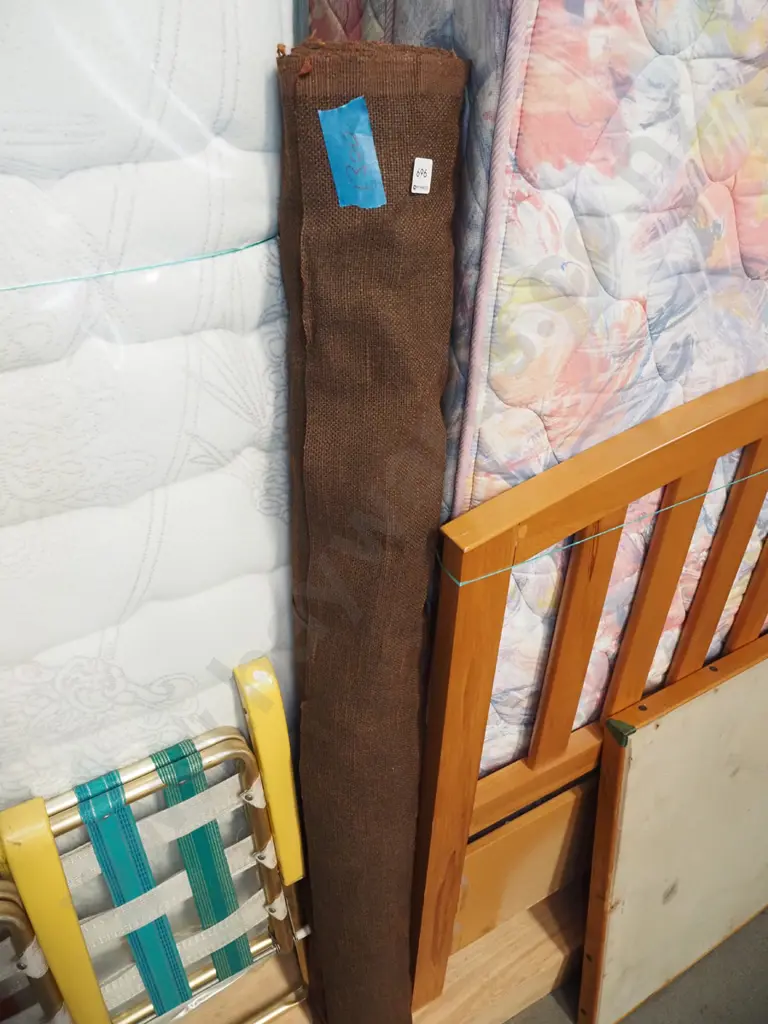 roll of woven brown upholstery fabric  Image 1++