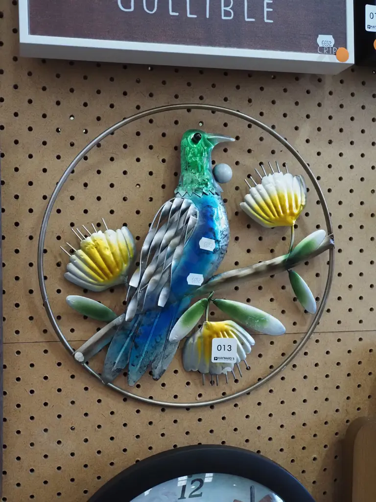 metal 3D garden wall art - tui Image 1++