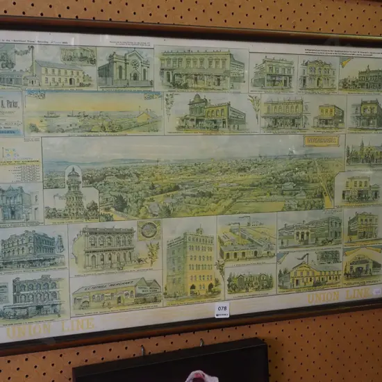 Southlad Times Invercargill print - fading