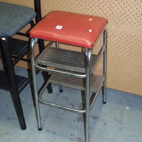vinyl kitchen step stool