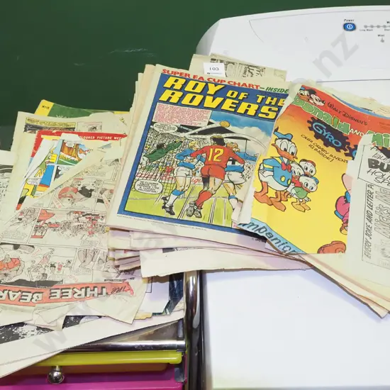 various British comic books