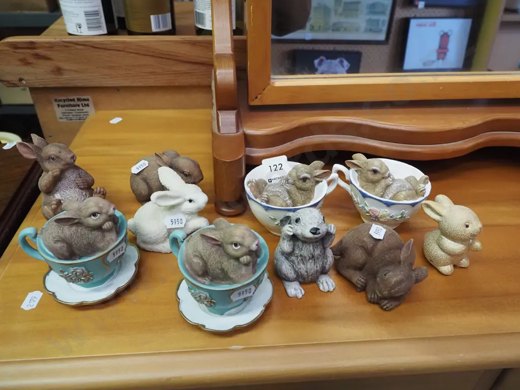 various rabbit figurines Image 1++