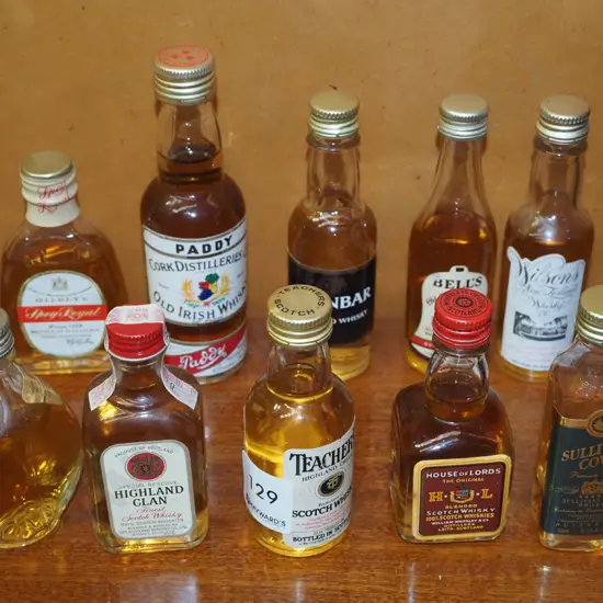 10x whisky spirit miniatures