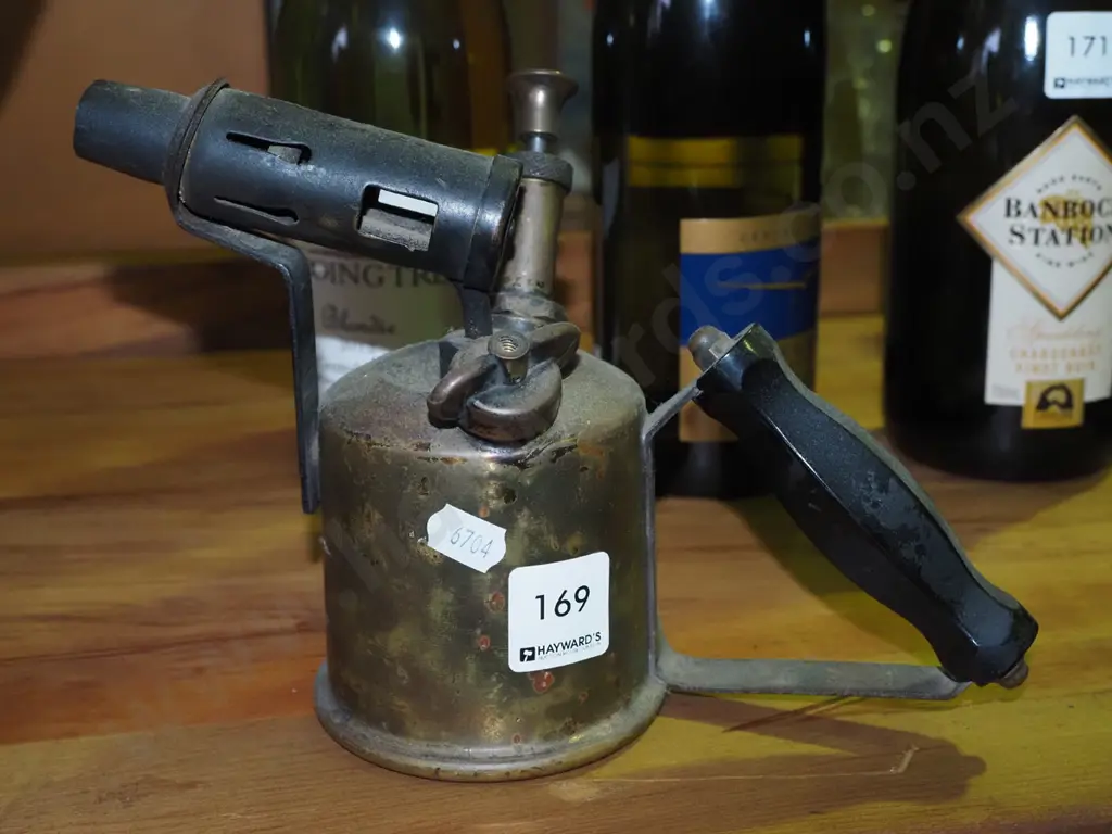 small brass blow torch H160 Image 1++