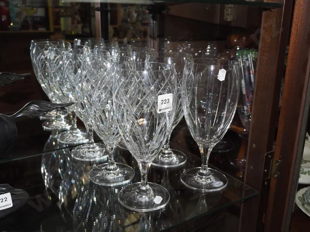 large cut crystal wine glasses Image 1++