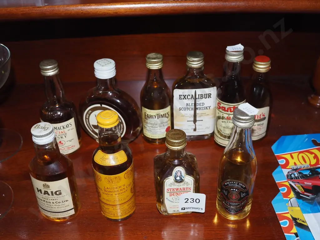 10x whisky spirit miniaturesa Image 1++