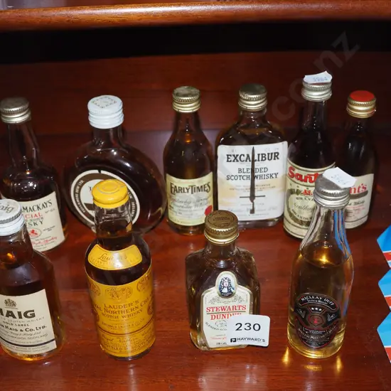 10x whisky spirit miniaturesa