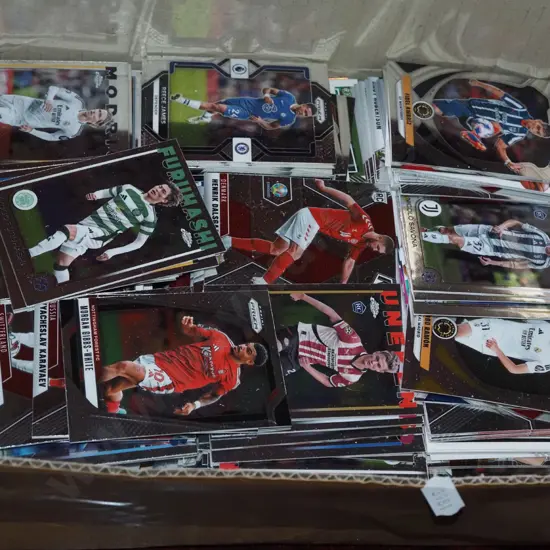 box of football collector card