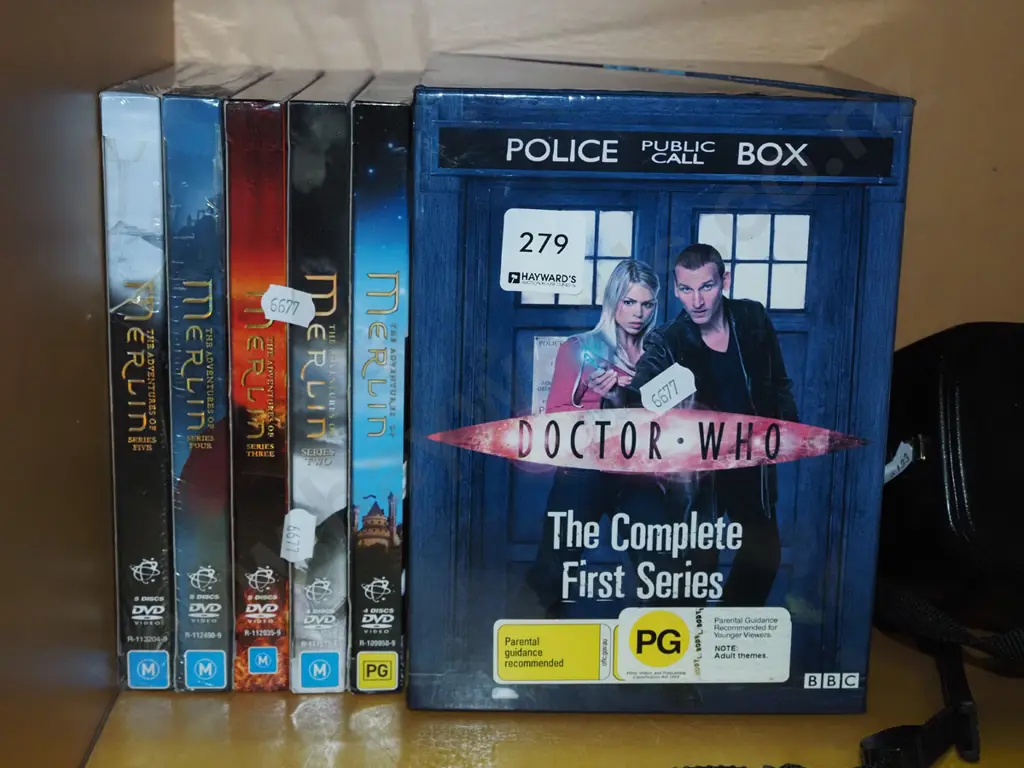 Merlin and Dr Who DVDs Image 1++